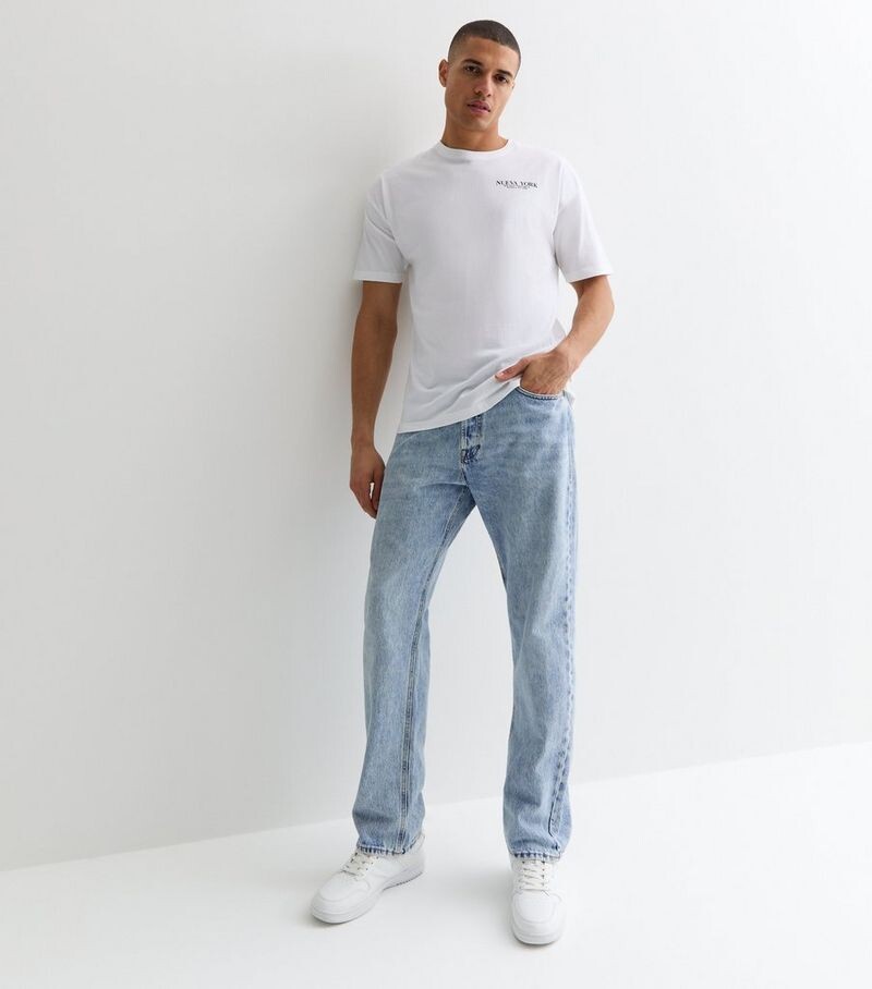 

Синие прямые джинсы Jack & Jones Jack & Jones, синий