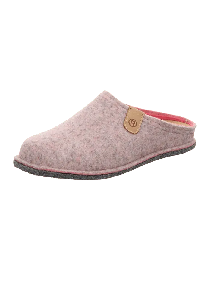 Тапочки ROHDE Winter Pantoffel Textil Lucca D, розовый