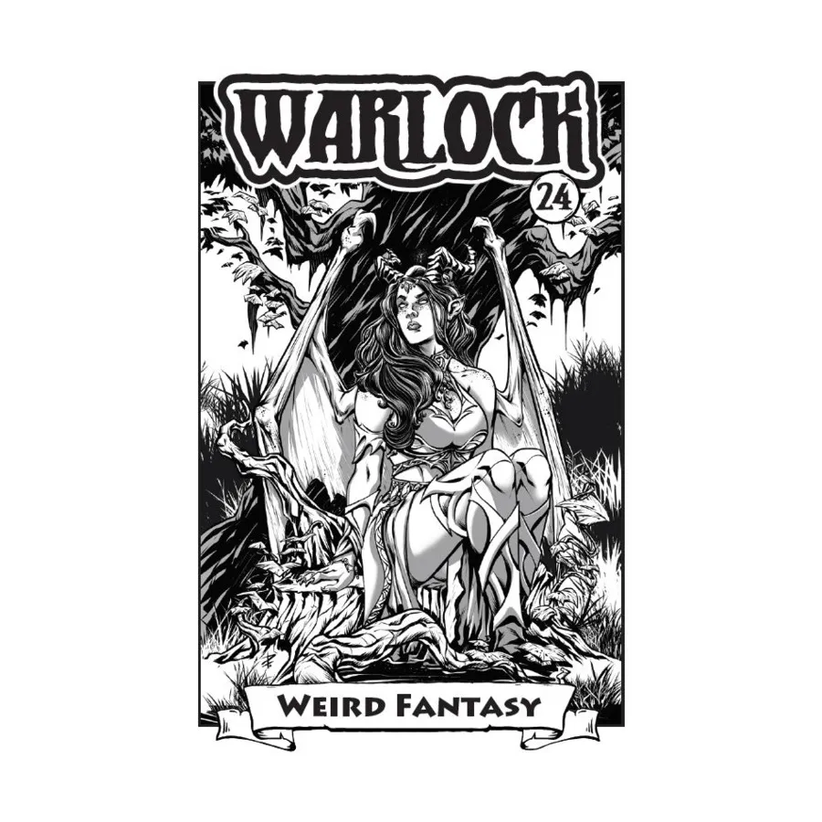 

Warlock #24 - Weird Fantasy, 5th Edition Dungeons & Dragons (Kobold Press), мягкая обложка