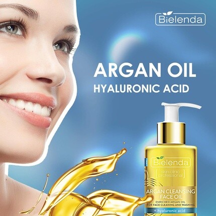 Масло для лица Bielenda — Skin Clinic Professional Нежное очищающее легкое аргановое — фото 3