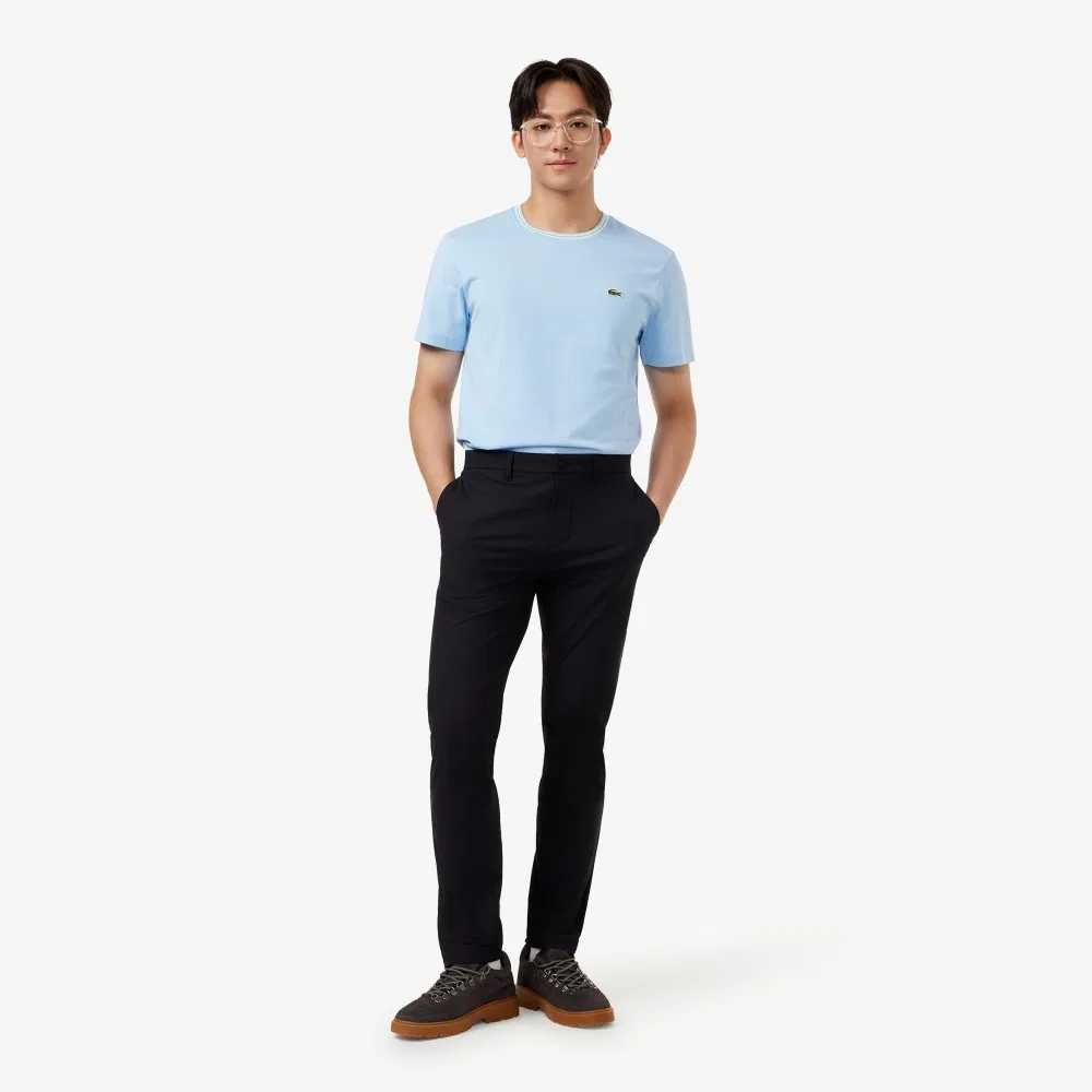 Мужские чёрные брюки Commuter от Lacoste — фото 4