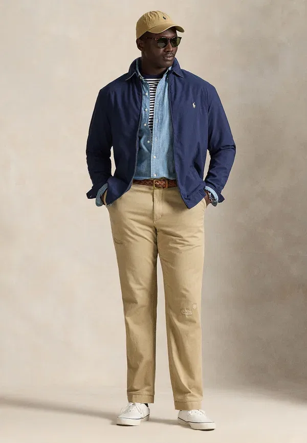 Куртка-бомбер летняя Polo Ralph Lauren Big & Tall, цвет изысканный синий — фото 2