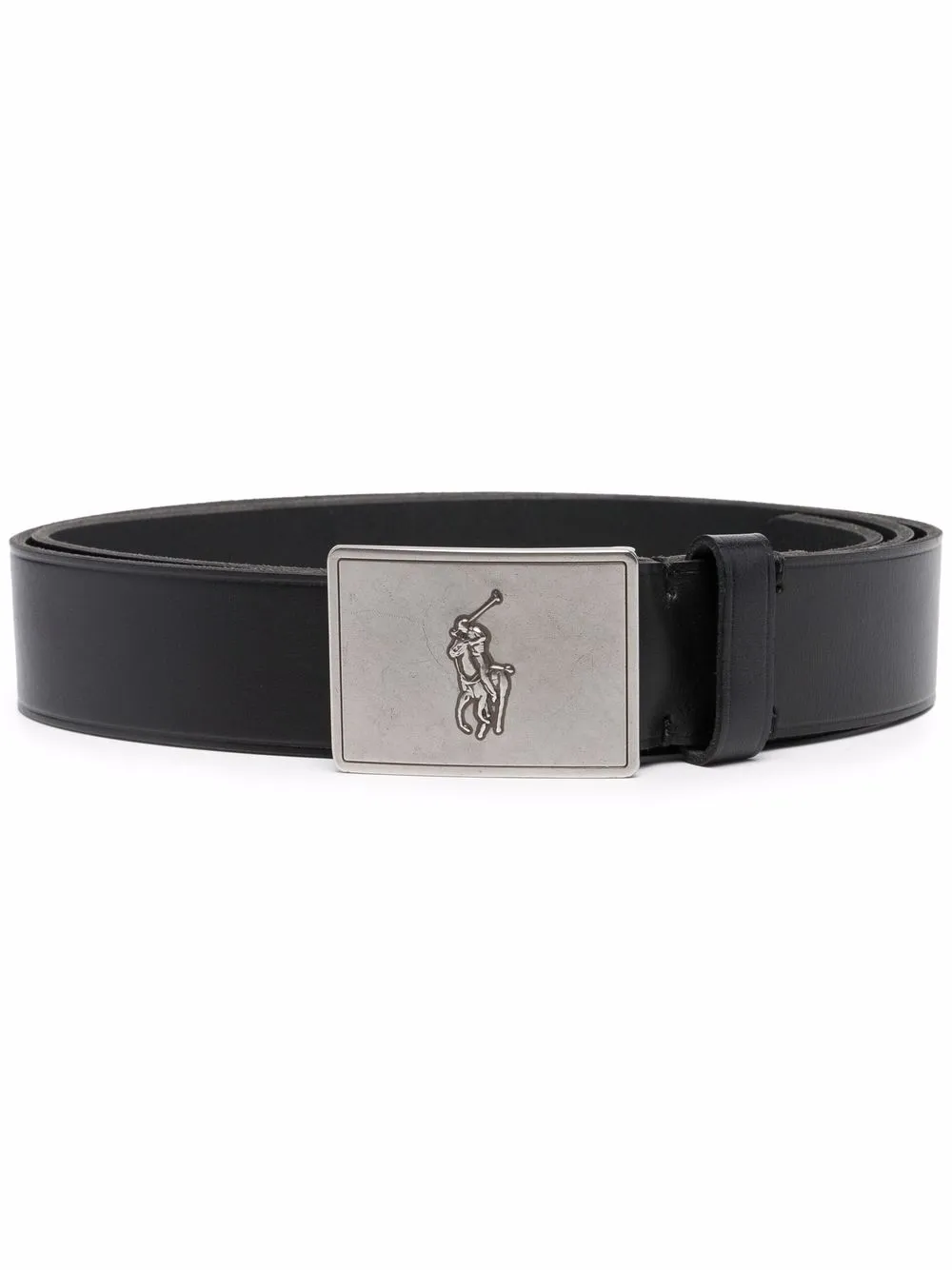 

Ремень Pony с пряжкой-логотипом POLO RALPH LAUREN, черный