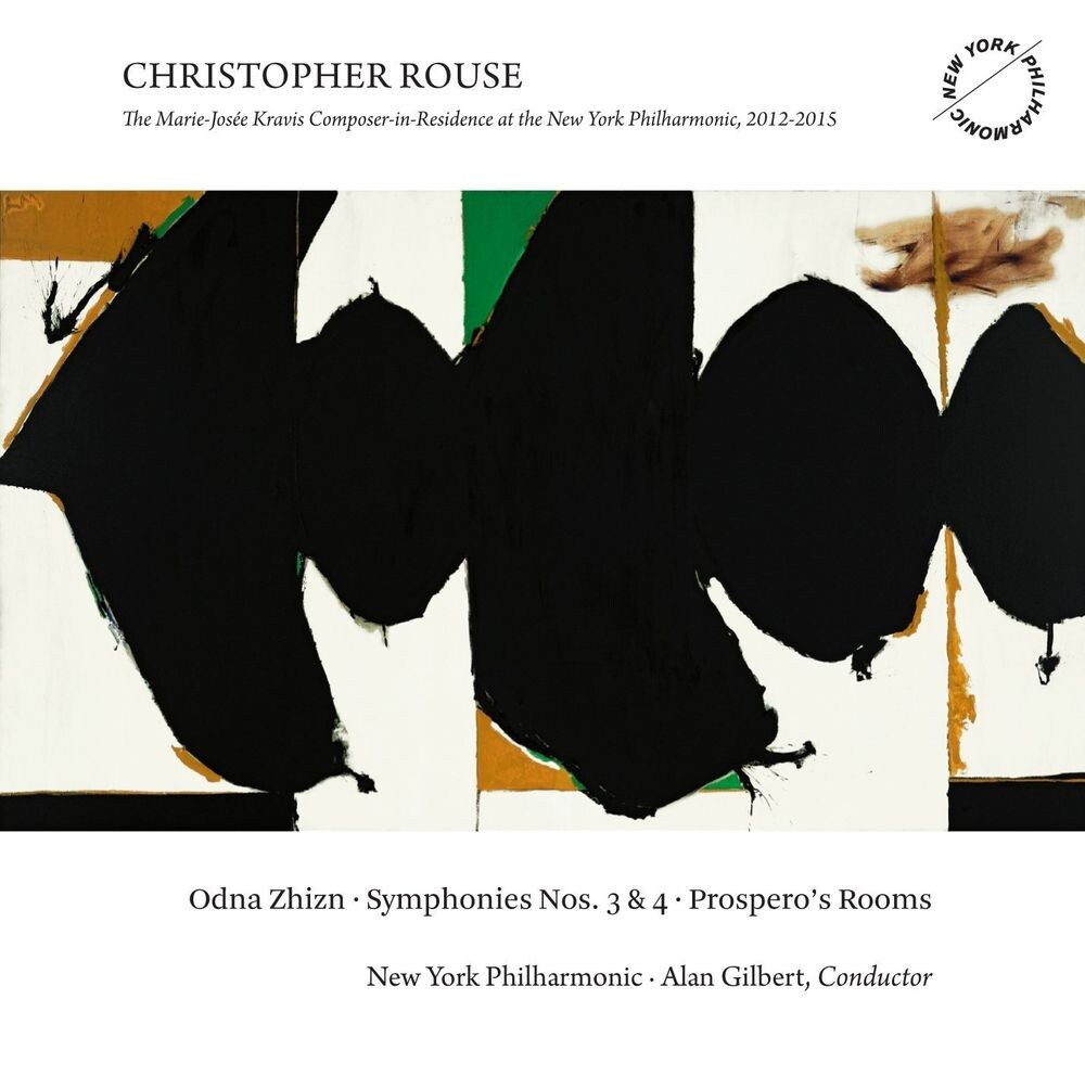 

Диск CD Rouse: Odna Zhizn - Symphonies Nos. 3 & 4 - Prospero's Rooms - Christopher Rouse, Alan Gilbert, New York Philharmonic