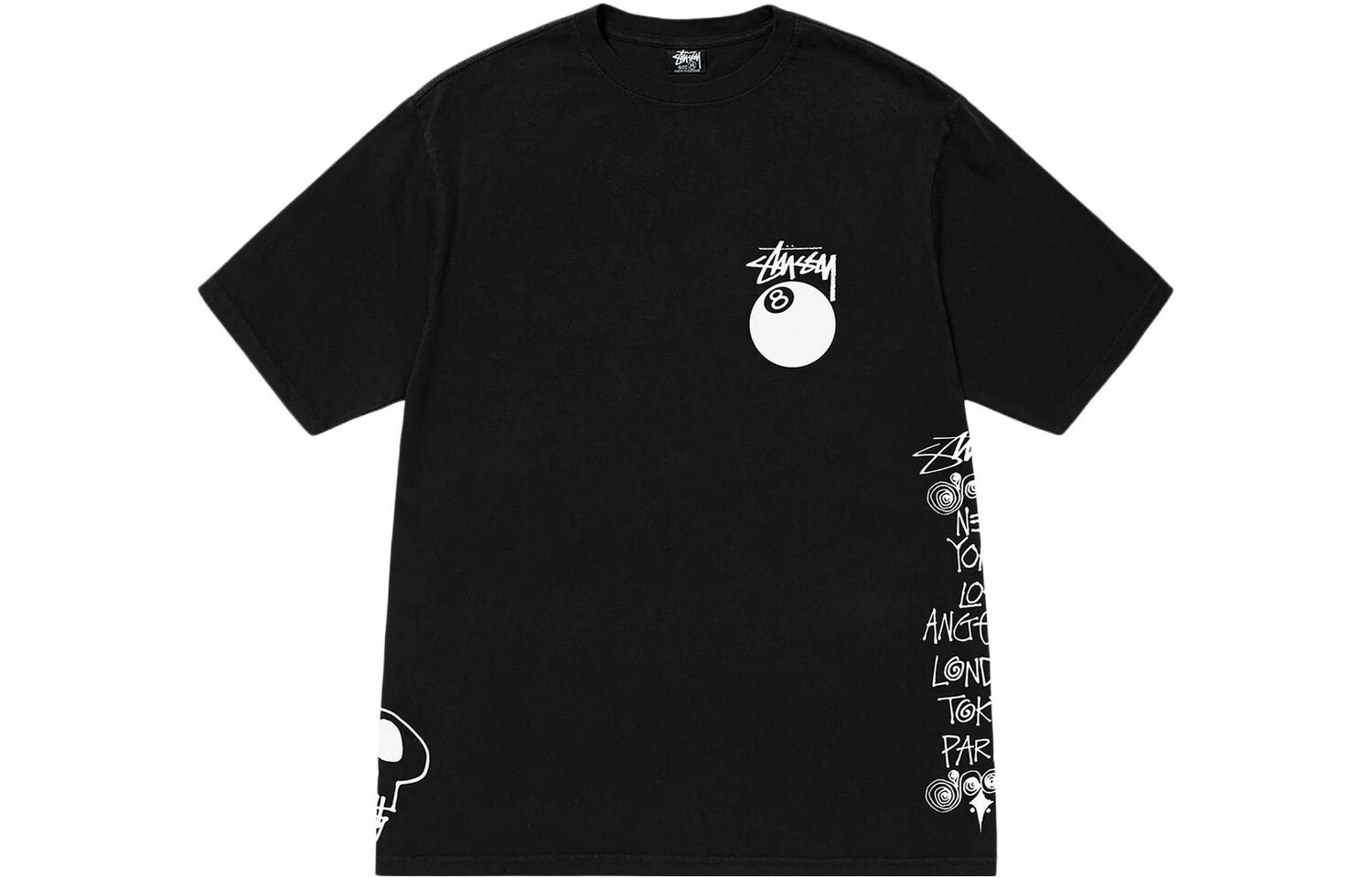 Футболка Stussy Test Strike, окрашенная в пигмент, натуральная, Красный — фото 2
