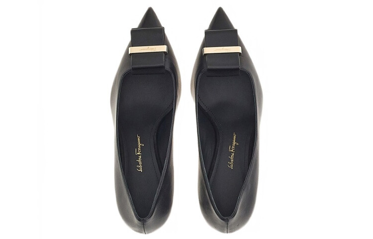 Туфли женские Ferragamo High Heels, черный — фото 4