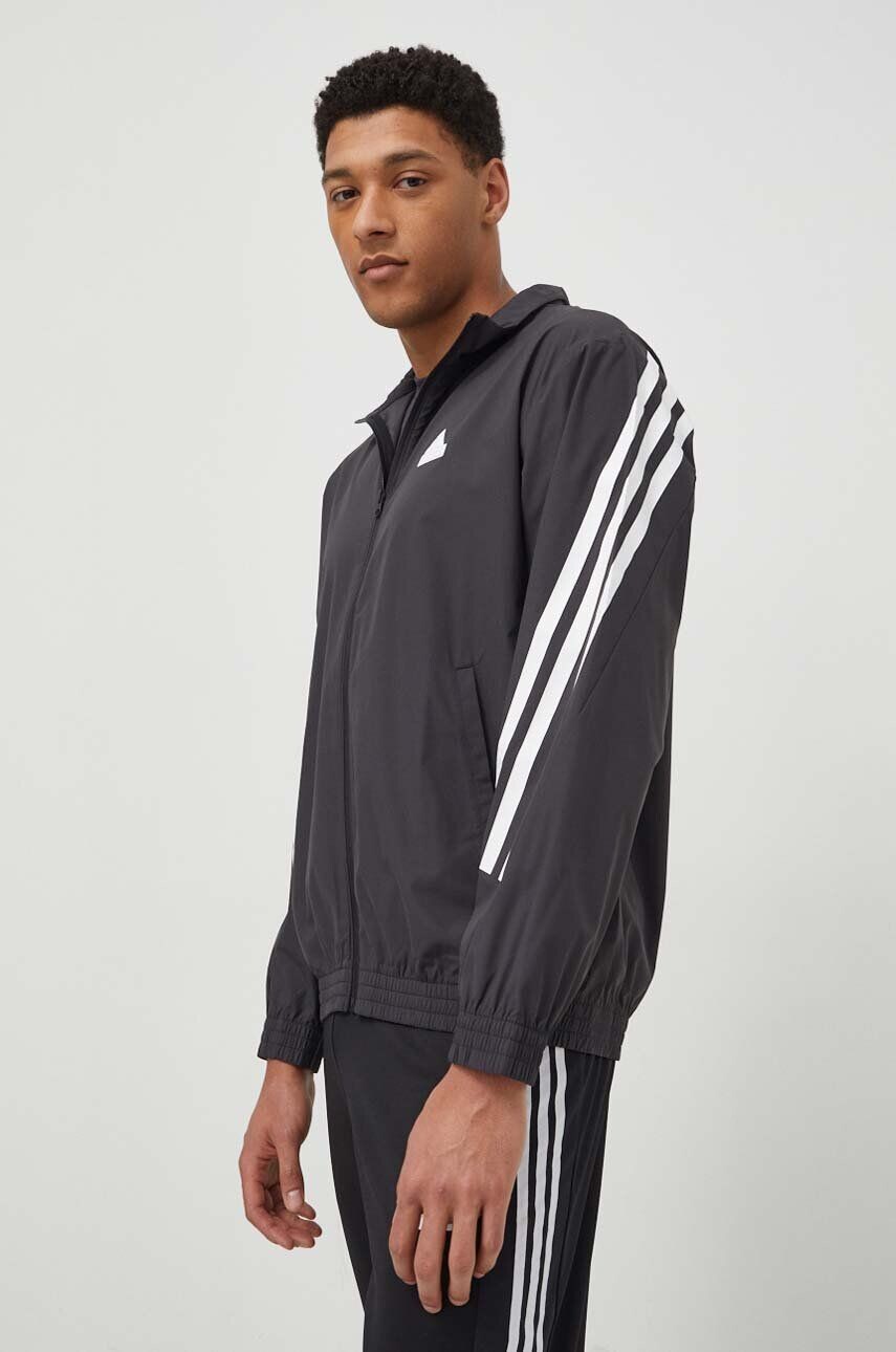 Адидас толстовка Adidas, черный — фото 2