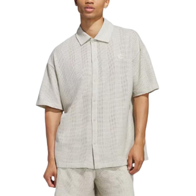 Одежда Рубашка Unisex Light Gray Adidas, светло-серый — фото 3