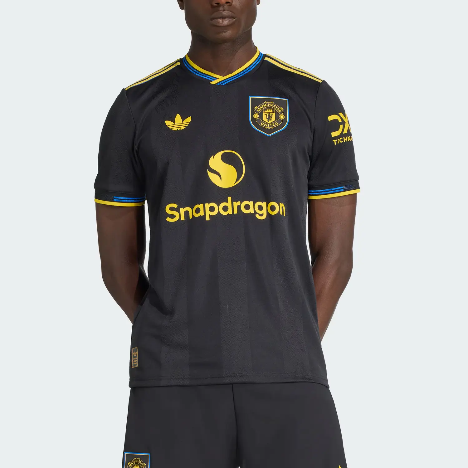 Футболка Manchester United 25/26 Third Authentic Adidas Originals, черный — фото 4