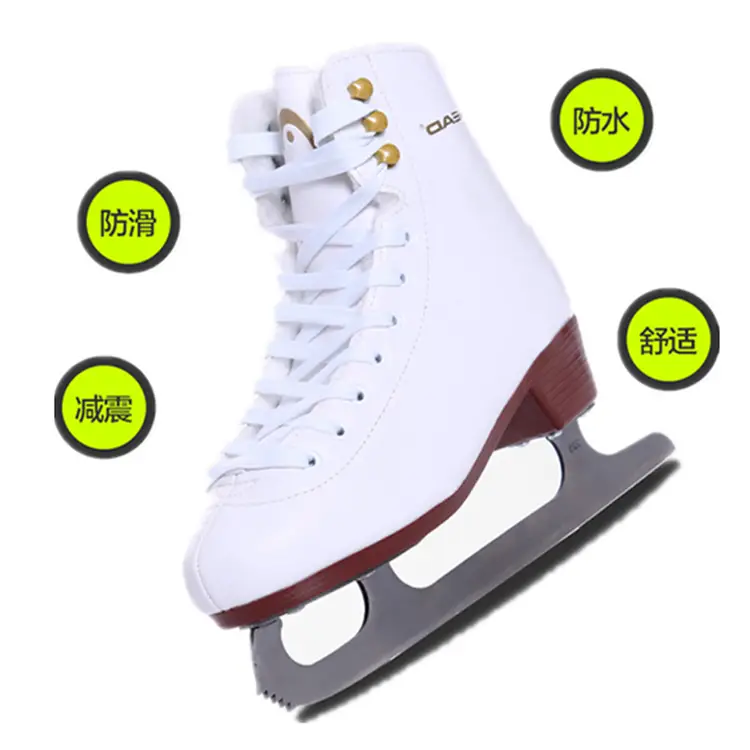 

HEAD Коньки для фигурного катания F200 для начинающих, взрослые и детские, с подогревом и заточенными лезвиями, размер 40