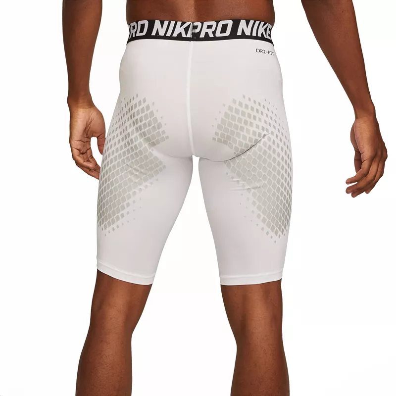 Мужские бейсбольные шорты-скользящие Nike, цвет White/Wolf Grey/Black — фото 3