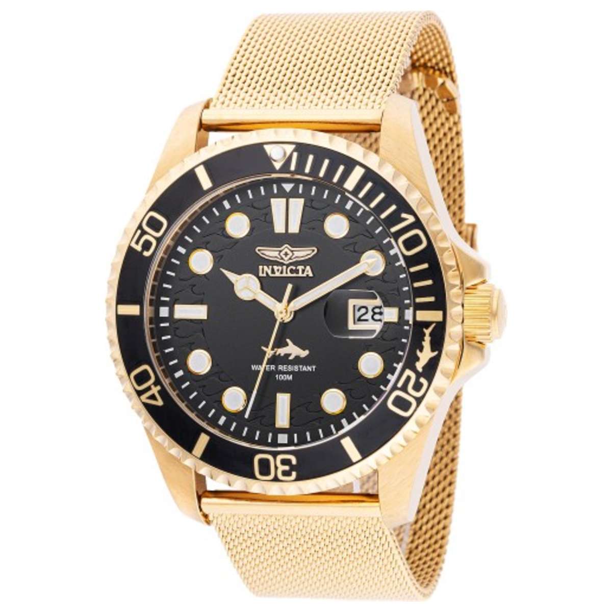 

Invicta Мужские кварцевые часы Pro Diver 43 мм, цвет silver and gold