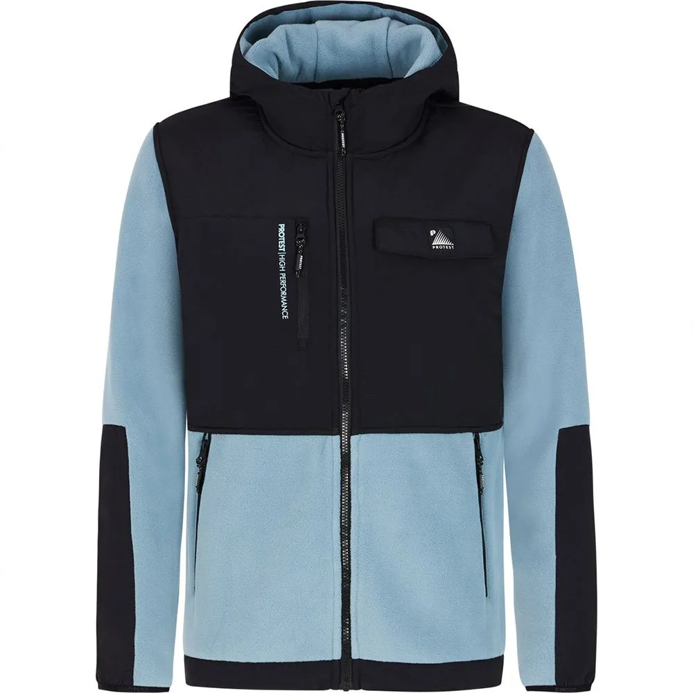 

Флис Protest Grid full zip, синий