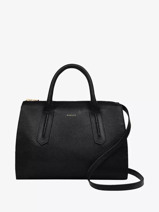 

Сумка Radley Badgers Walk 2.0 Leather Medium Zip Top Grab, черный