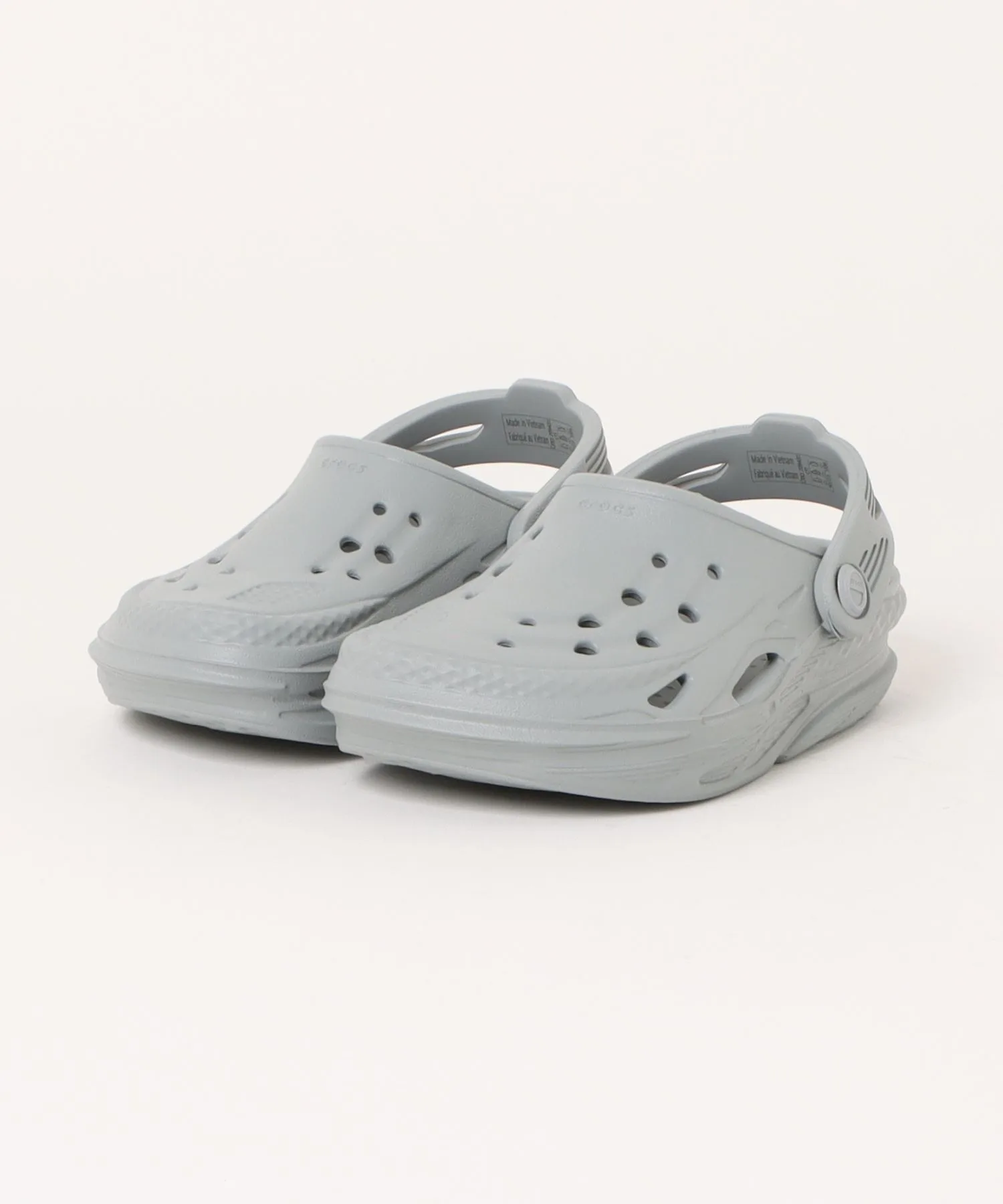 Детские сандалии Crocs Off Grid Clog серые