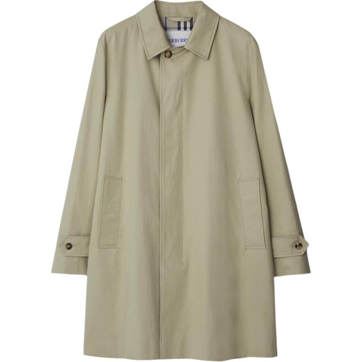 

Пальто мужское хаки Burberry