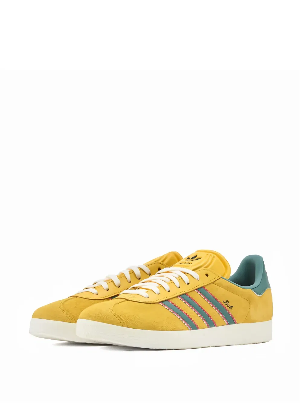Кроссовки Gazelle Jamaica x Bob Marley Adidas, желтый — фото 2