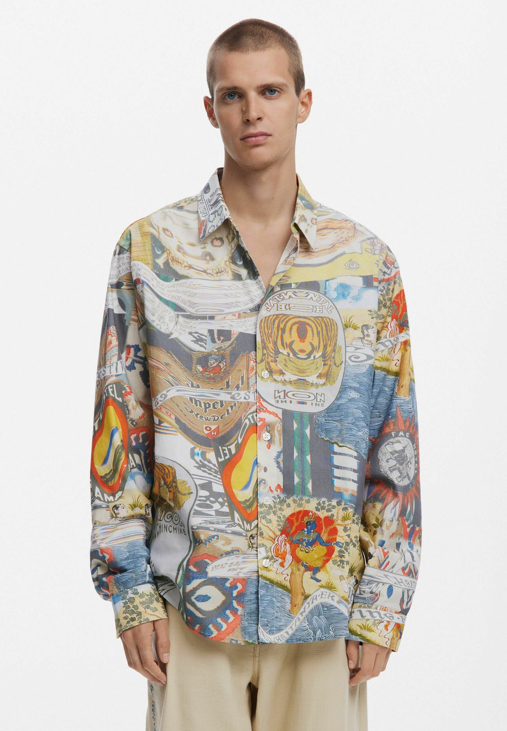 

Рубашка Desigual, синий