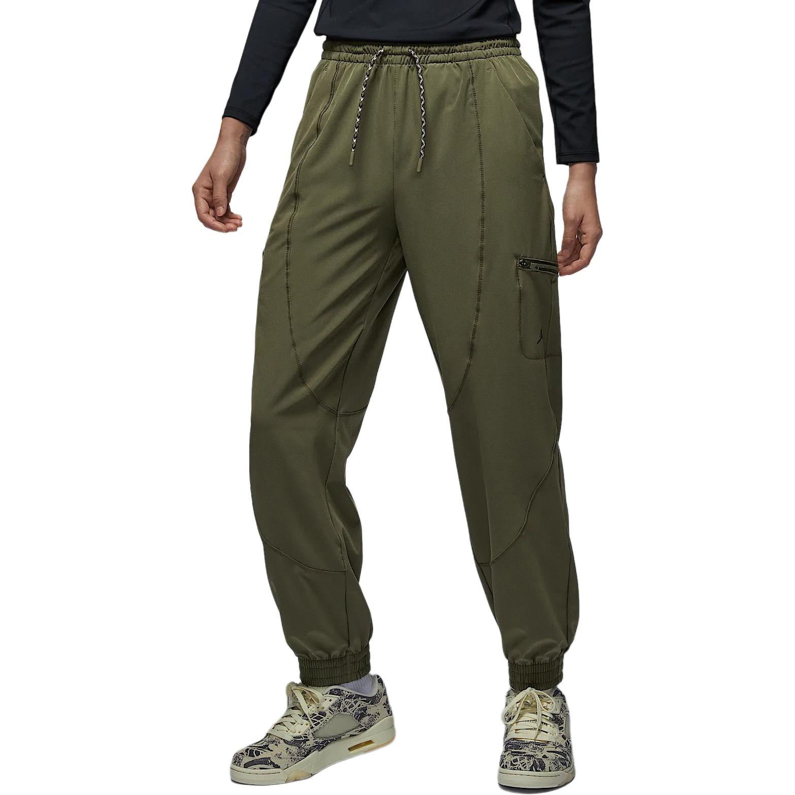 

Спортивные брюки SportTunnel FW24 вязаные женские Medium Olive Green/Khaki Green Jordan, оливковый зеленый/хаки зеленый