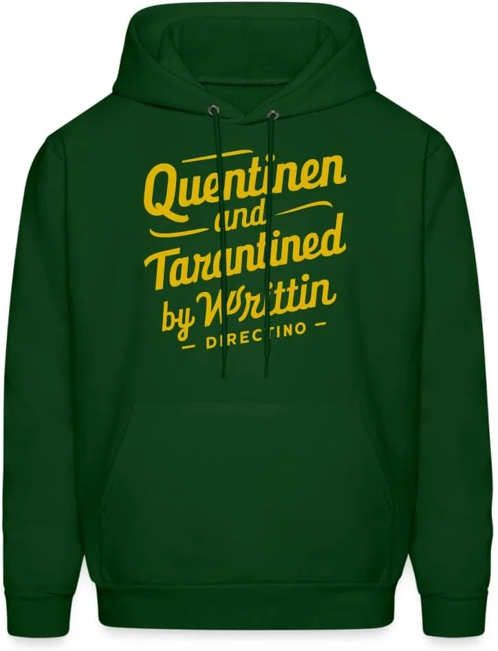 Quentinen and Tarantined by Writtin Directino Винтажный мем Унисекс худи, идеально для любителей интернет-мемов Generic, красный — фото 3