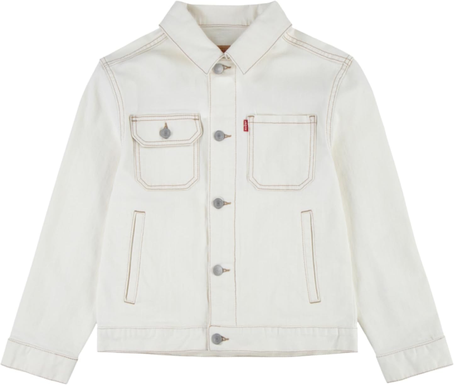 

Куртка Levi's Kids Twill Trucker Jacket, цвет Natural