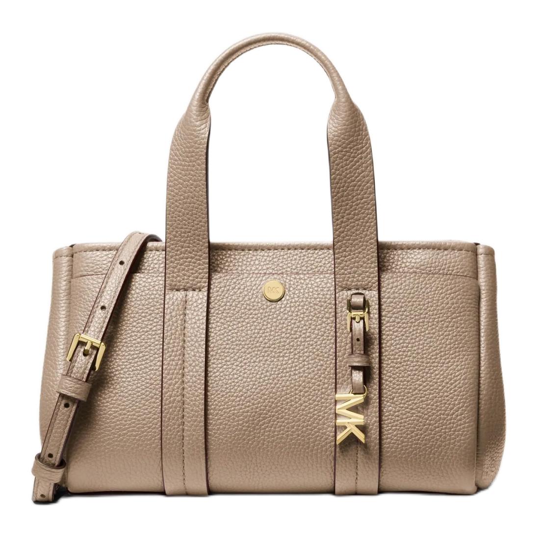 

MICHAEL KORS Сумка через плечо мини женская из натуральной и искусственной кожи тауп