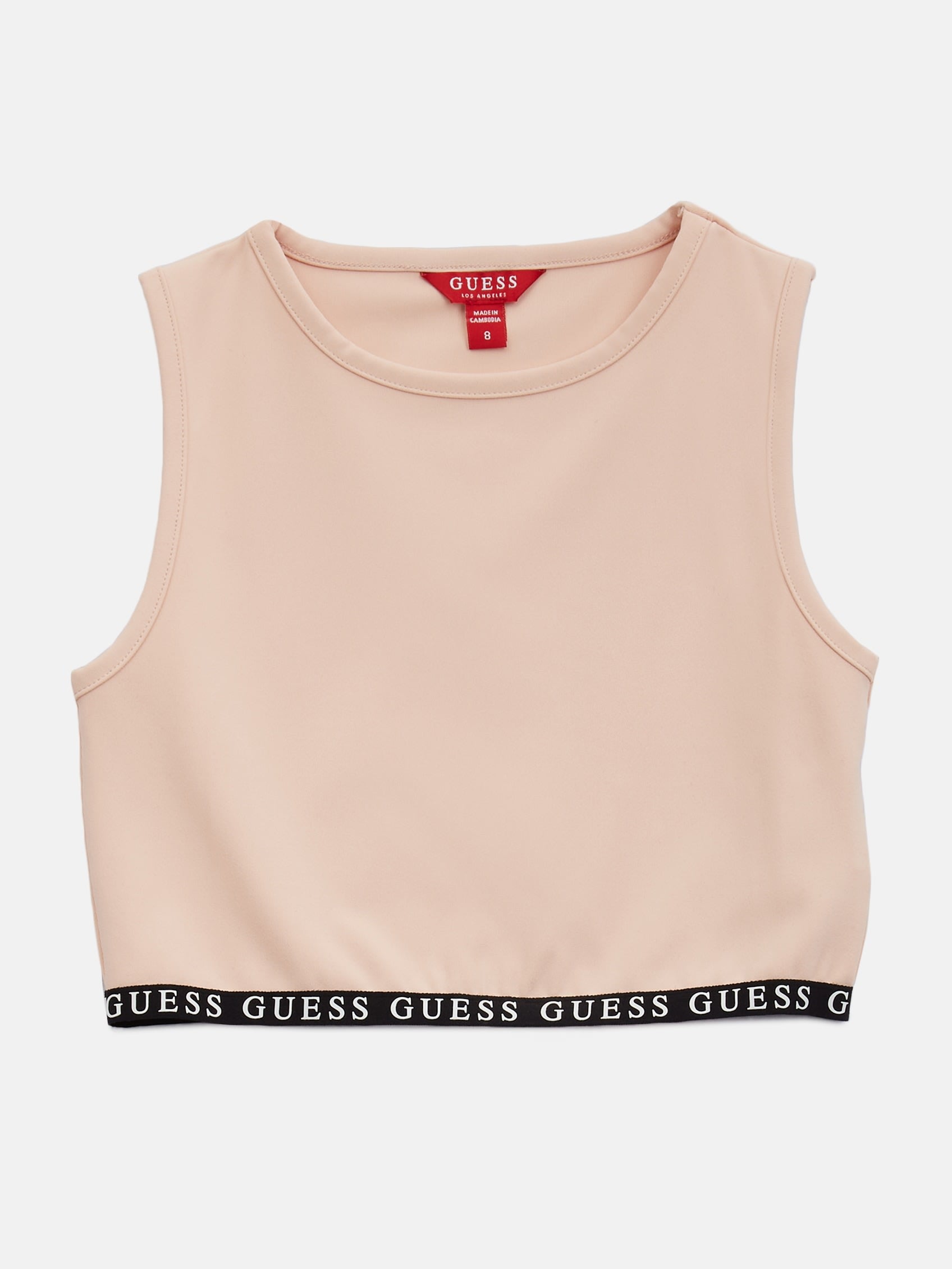 

Майка-топ Maddy Crop (7-14) Guess Factory, цвет summer light pink