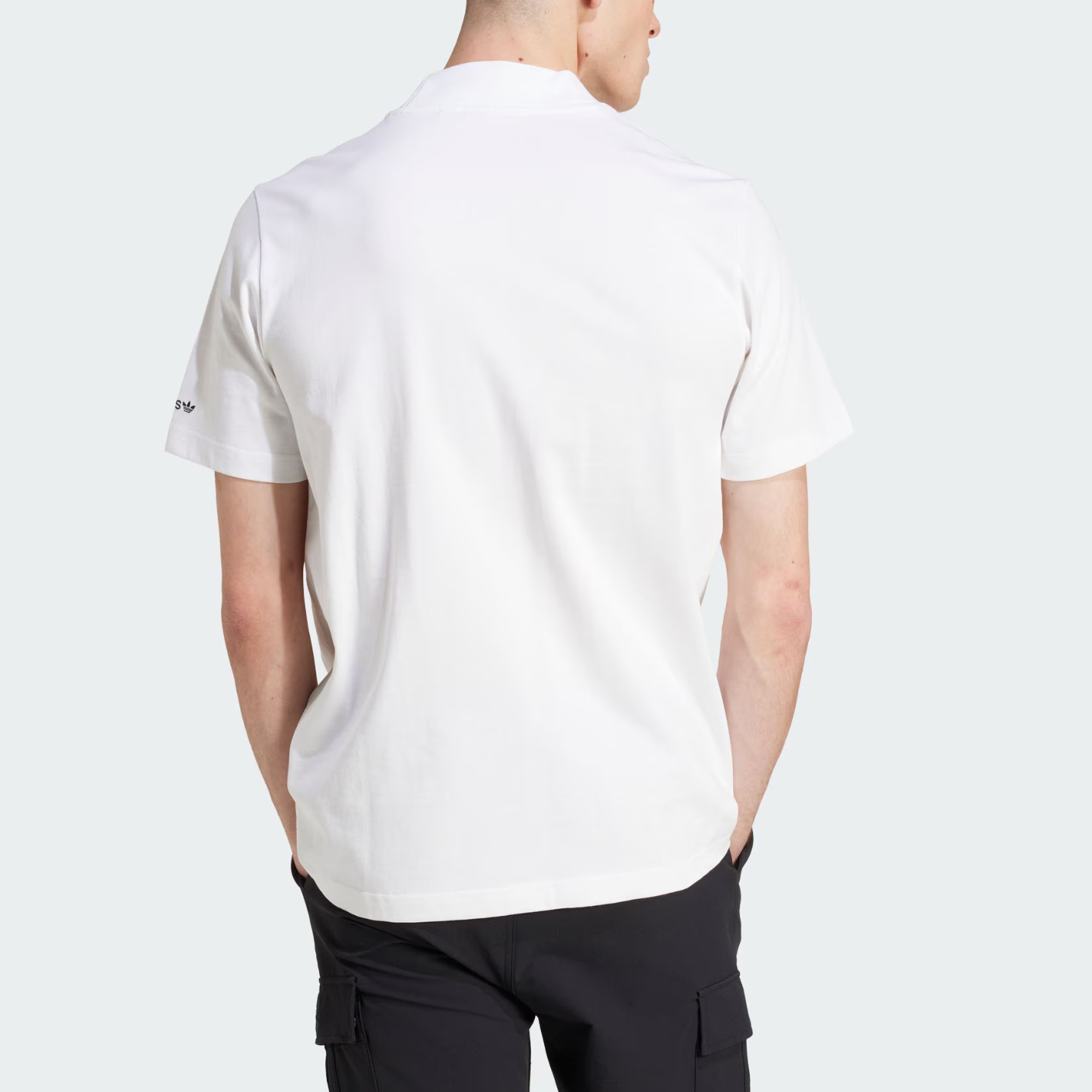 Adidas Originals Футболка с принтом мужская white — фото 3