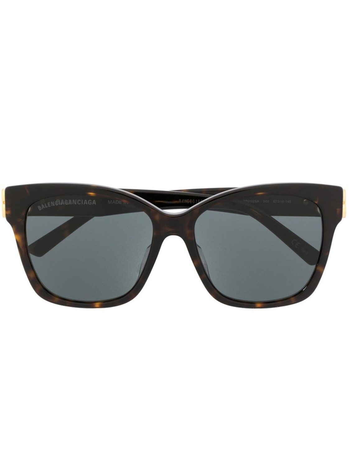 

Balenciaga Eyewear солнцезащитные очки в квадратной оправе, коричневый