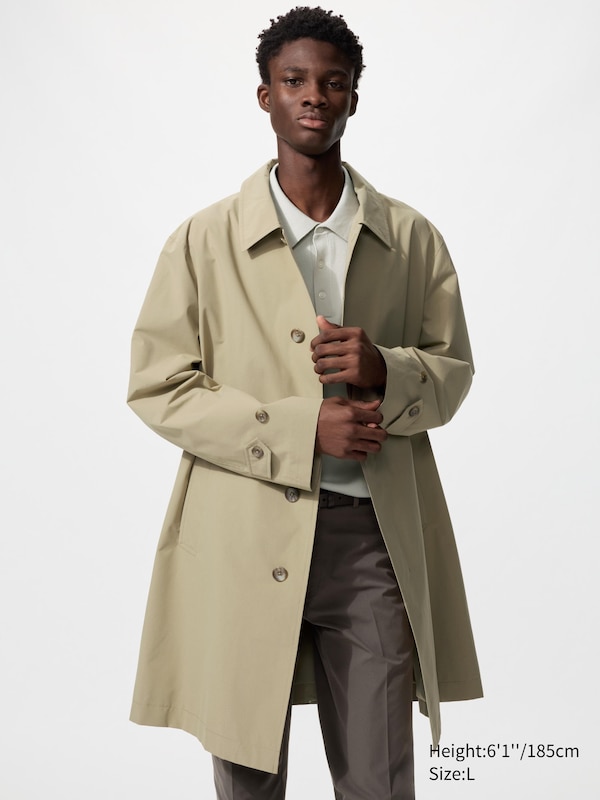 

Однобортное пальто Uniqlo, 32 beige