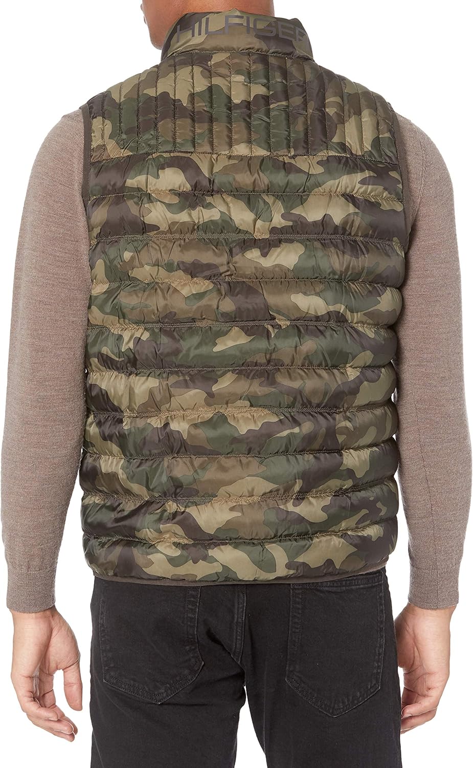 Легкая мужская куртка-пуховик Tommy Hilfiger (стандартная, большая и высокая), Camouflage — фото 3
