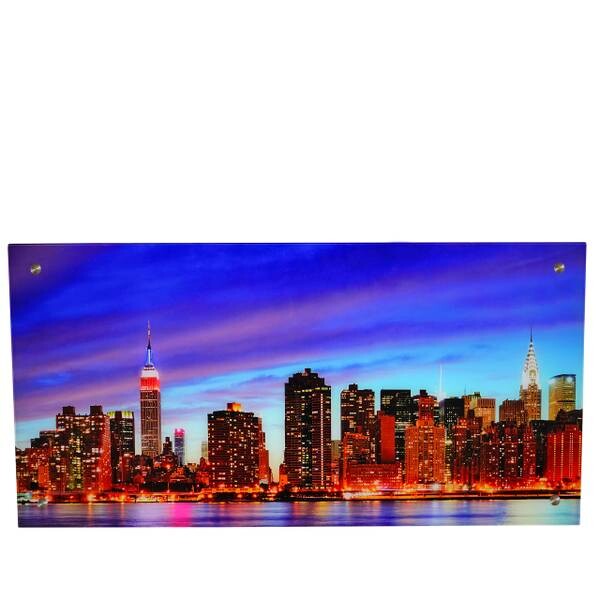 

Стеклянная картина MCW T114 New York, многоцветный