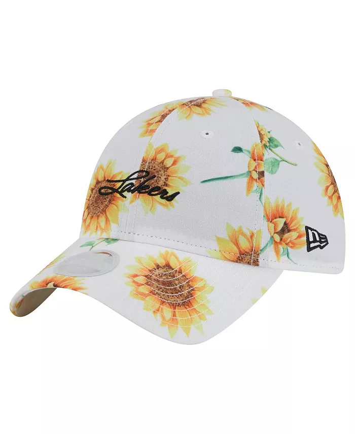 

Женская регулируемая кепка 9TWENTY Adventure Flower Los Angeles Lakers белого цвета New Era
