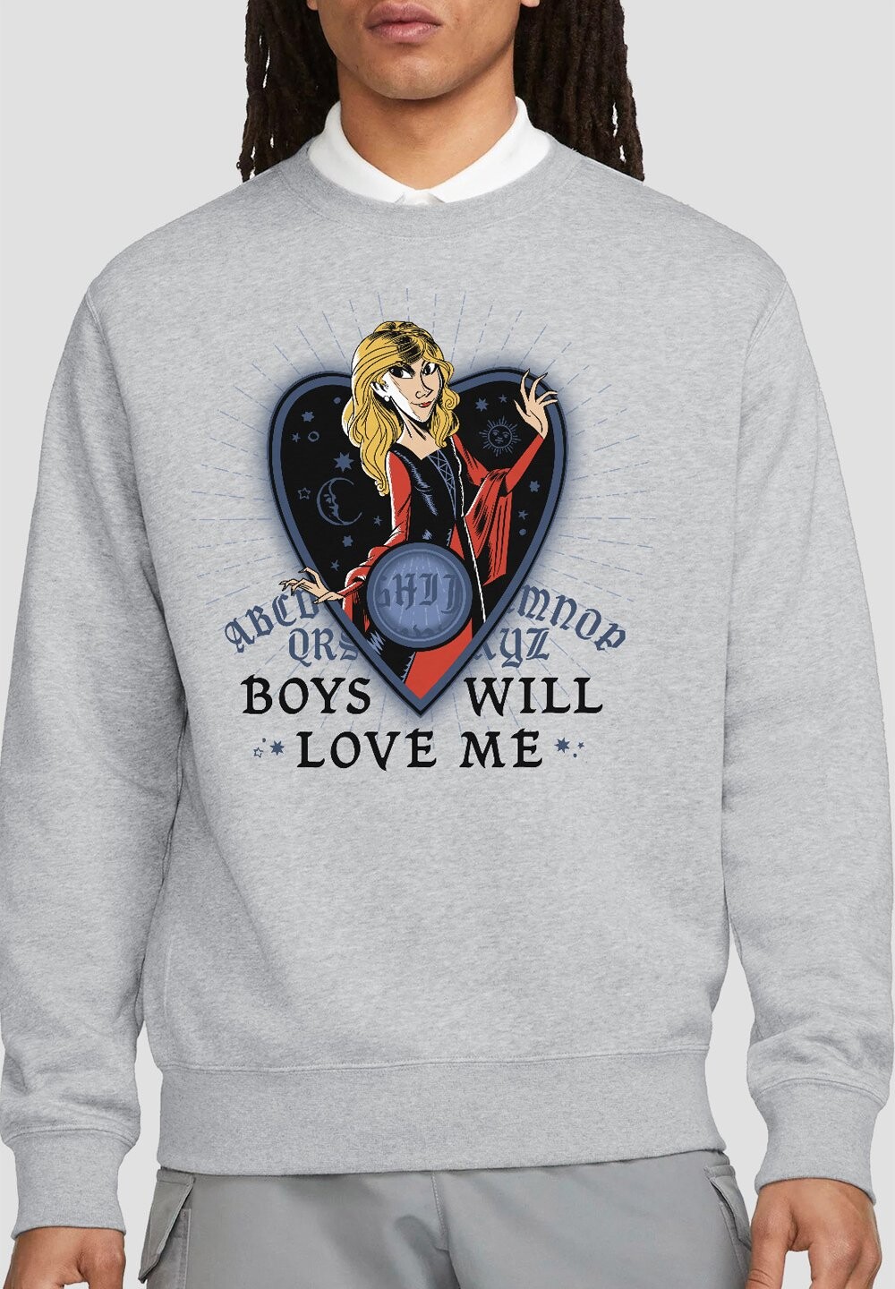 

Толстовка HOCUS POCUS SARAH SANDERSON WILL LOVE ME PRINT Disney, серый