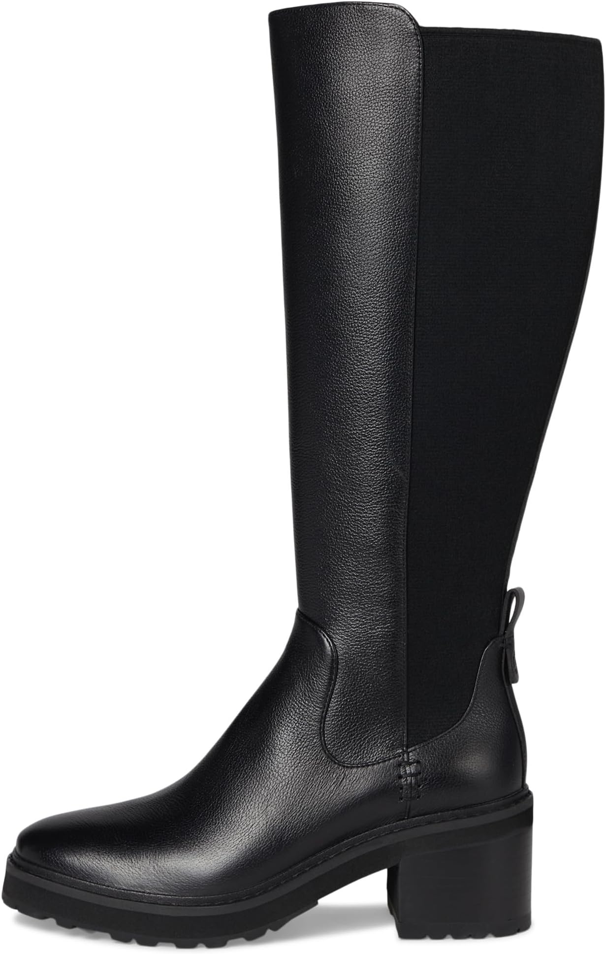 Ботинки Cole Haan Gema Tall Lug Boot Extended Calf, цвет Black Leather — фото 4