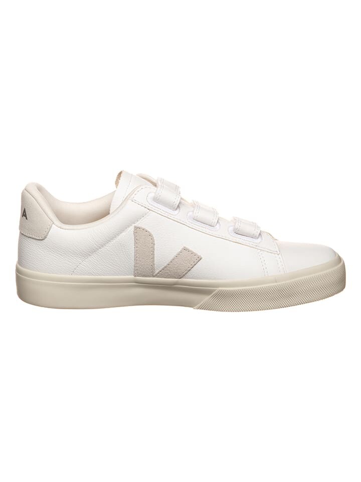 Кроссовки на шнуровке Veja Leder-Sneakers Recife, цвет Weiß/Beige — фото 2