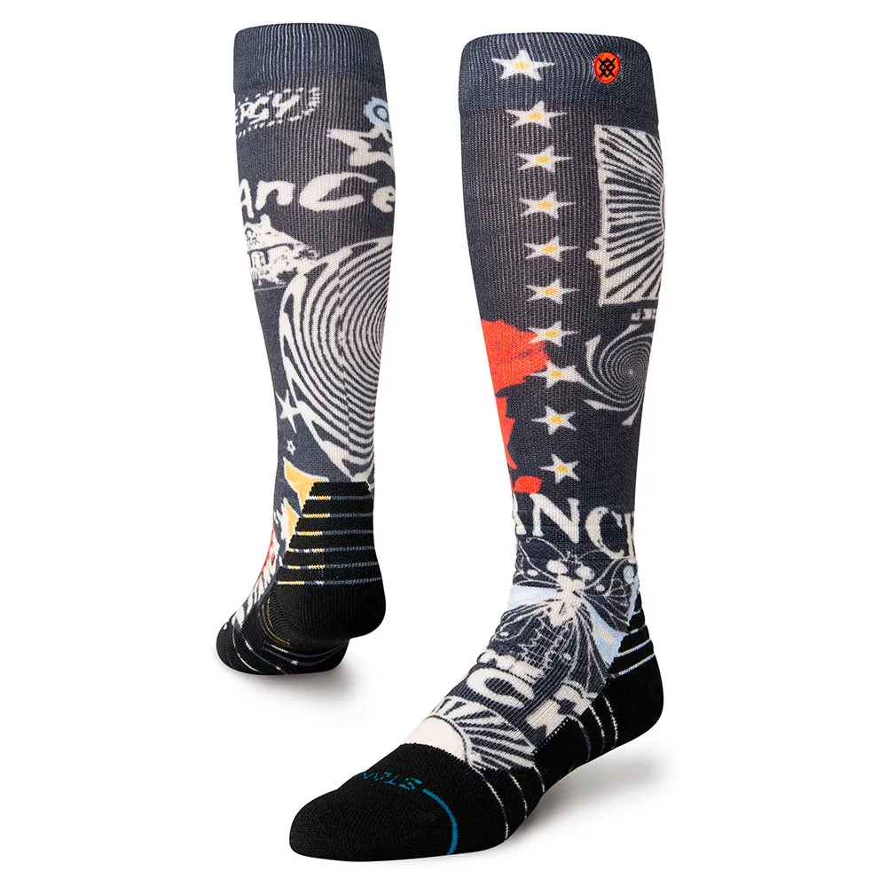 

Носки Stance Brand Love Mid Poly Snow, черный