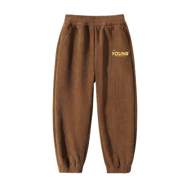 Детские спортивные брюки Moderate WARRIOR, [corduroy corduroy]оранжевый/h youth золото k — фото 2