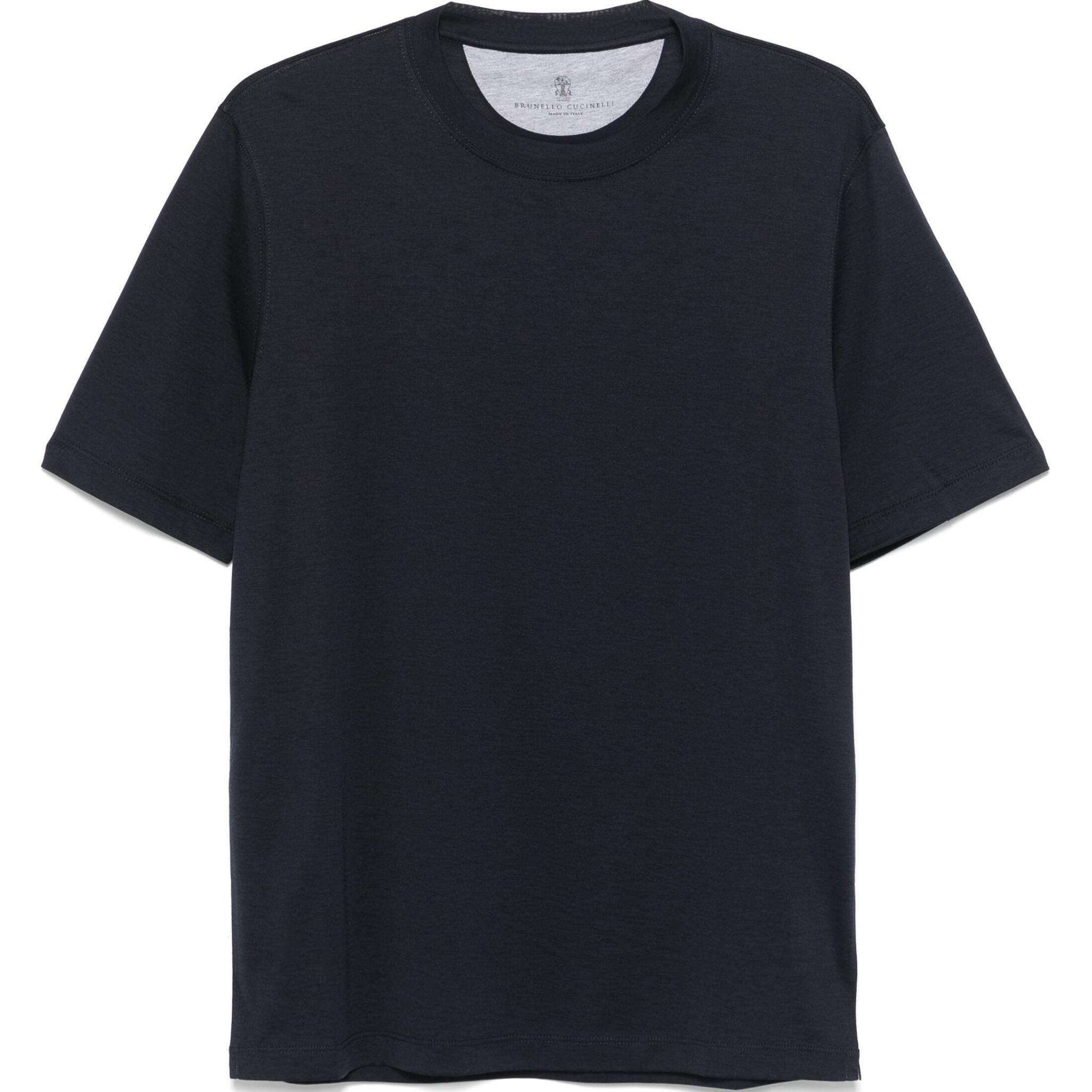 

Футболка с круглым вырезом Brunello Cucinelli, синий
