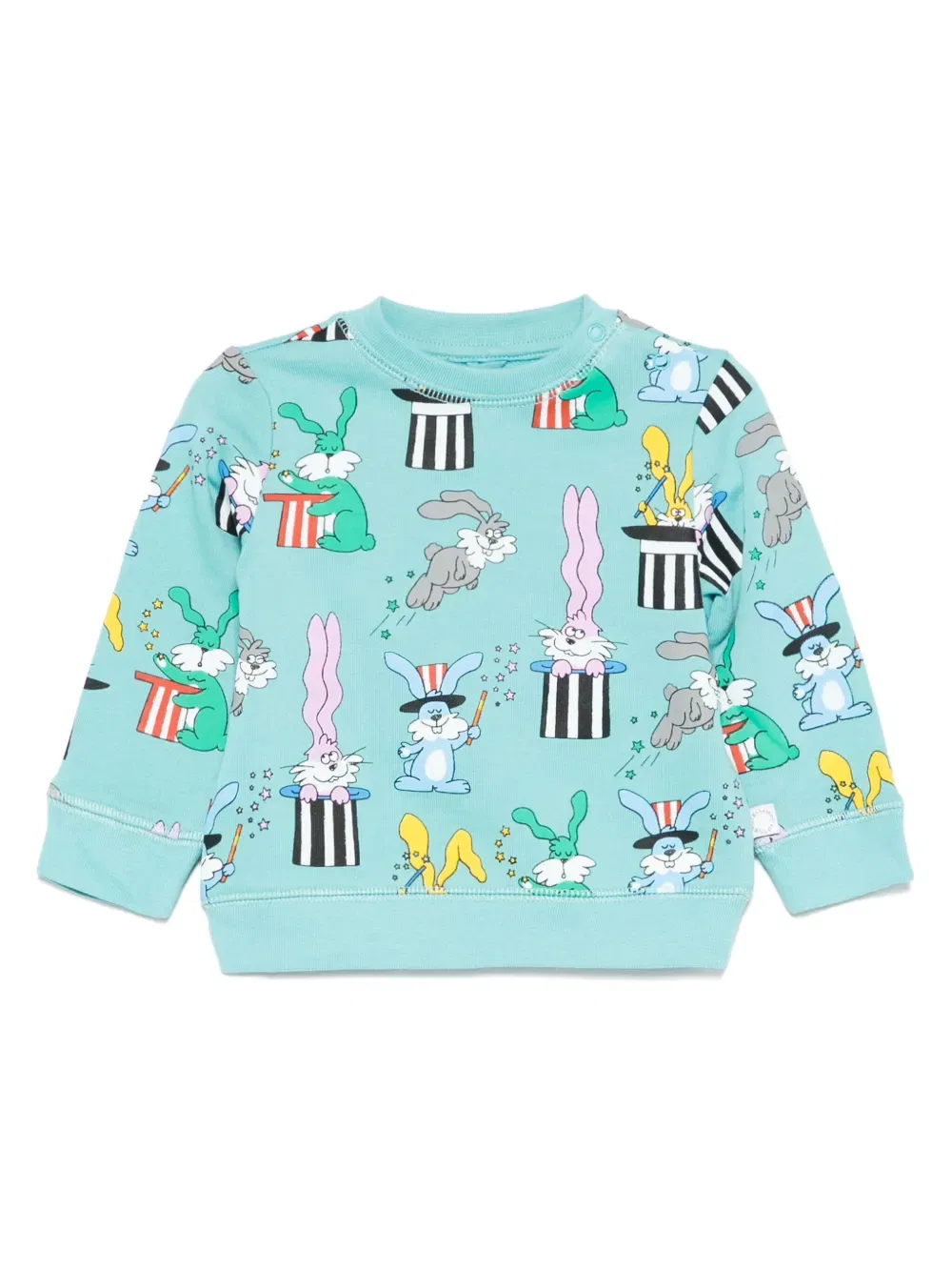 Толстовка с иллюстрацией Stella Mccartney Kids, синий