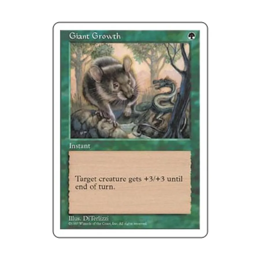 

CCG Гигантский рост (С), MTG - 5th Edition