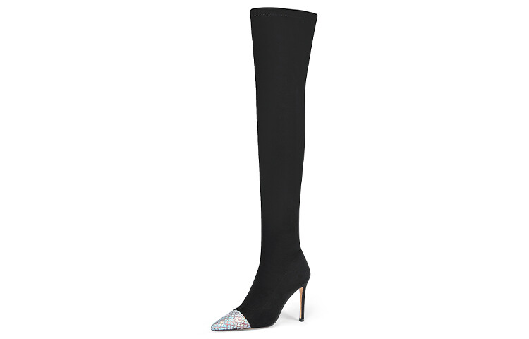 

Сапоги женские Lily Wei, цвет Black Fleece-lined
