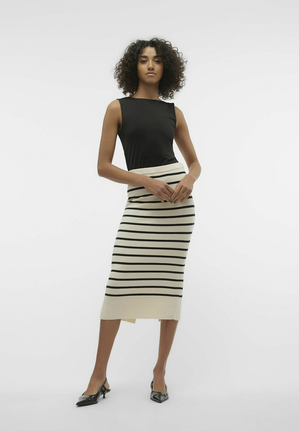 

Юбка-карандаш Vmsaba Mittlere Taille Midi Vero Moda, берёза