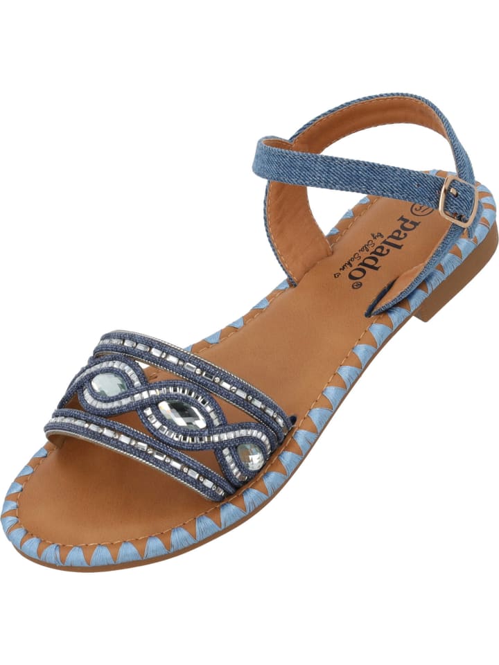 Классические босоножки palado, цвет jeans combi