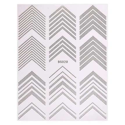 

Наклейки Bna для ногтей Cb125 Silver Beautynails