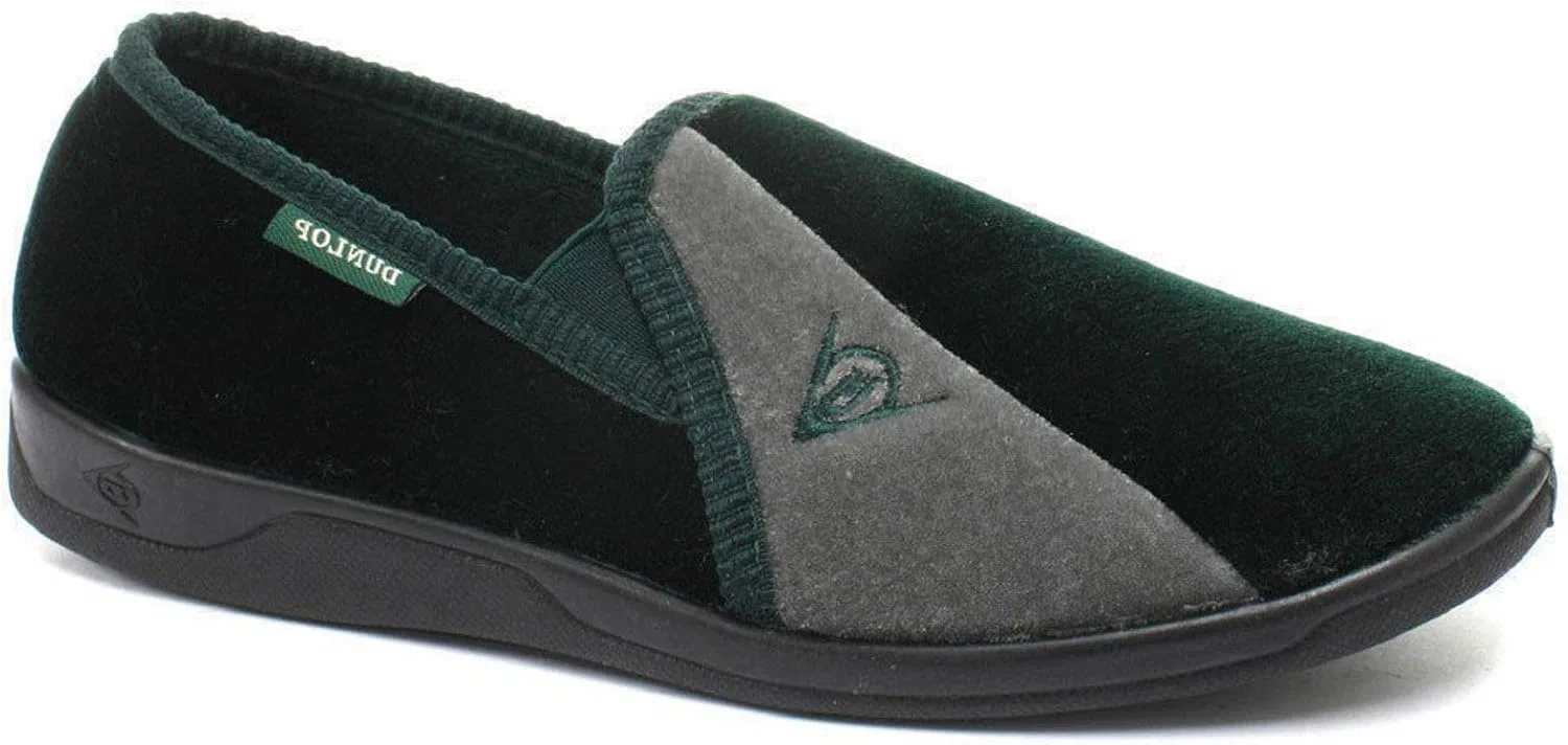 Dunlop, мужские тапочки, Green Grey
