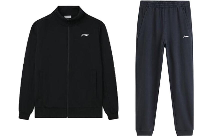 

Повседневная спортивная одежда для мужчин LiNing, цвет черный+черный