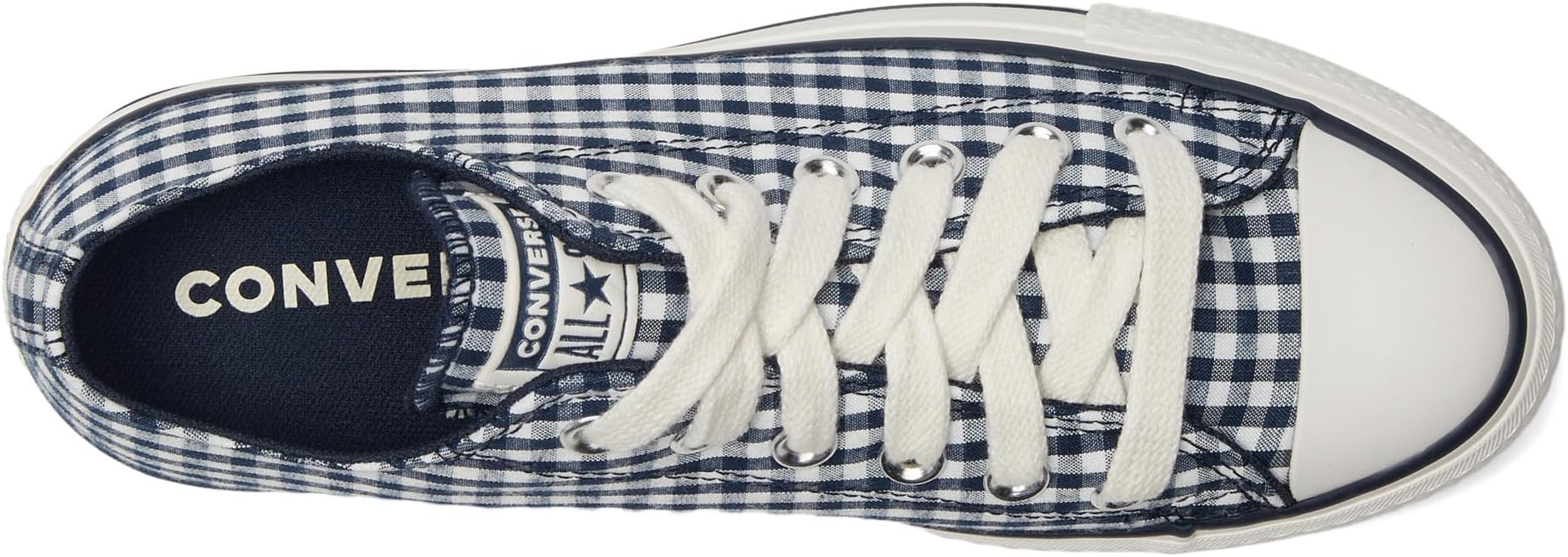 Кроссовки Converse Chuck Taylor All Star Low-Top Lift Platform Sneaker, Obsidian/White/Vintage White — фото 2