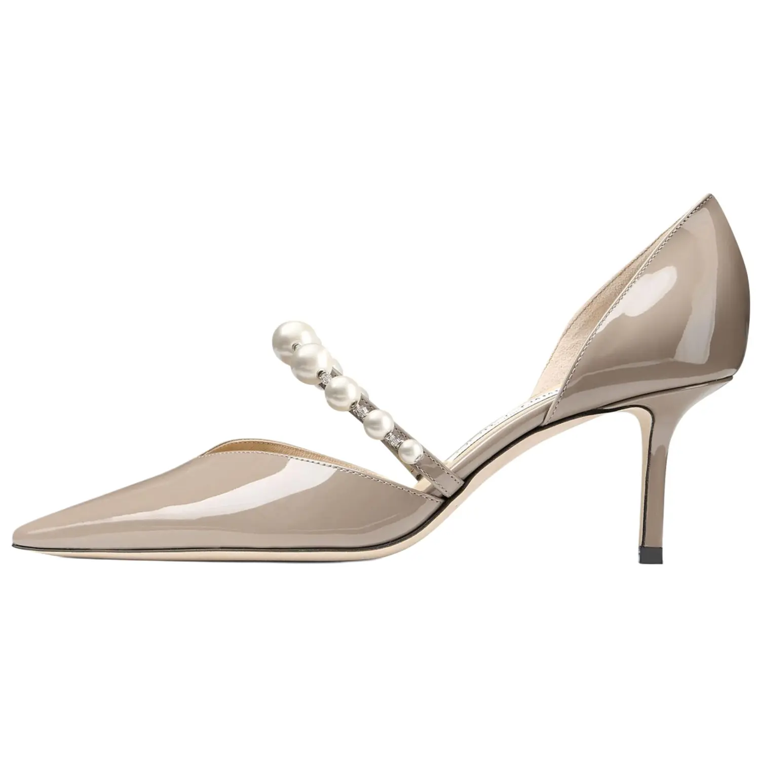 Туфли Aurelie Slim Heel High Heel 6,5 см женские, цвета умбры Jimmy Choo, Original Shoe Box Included