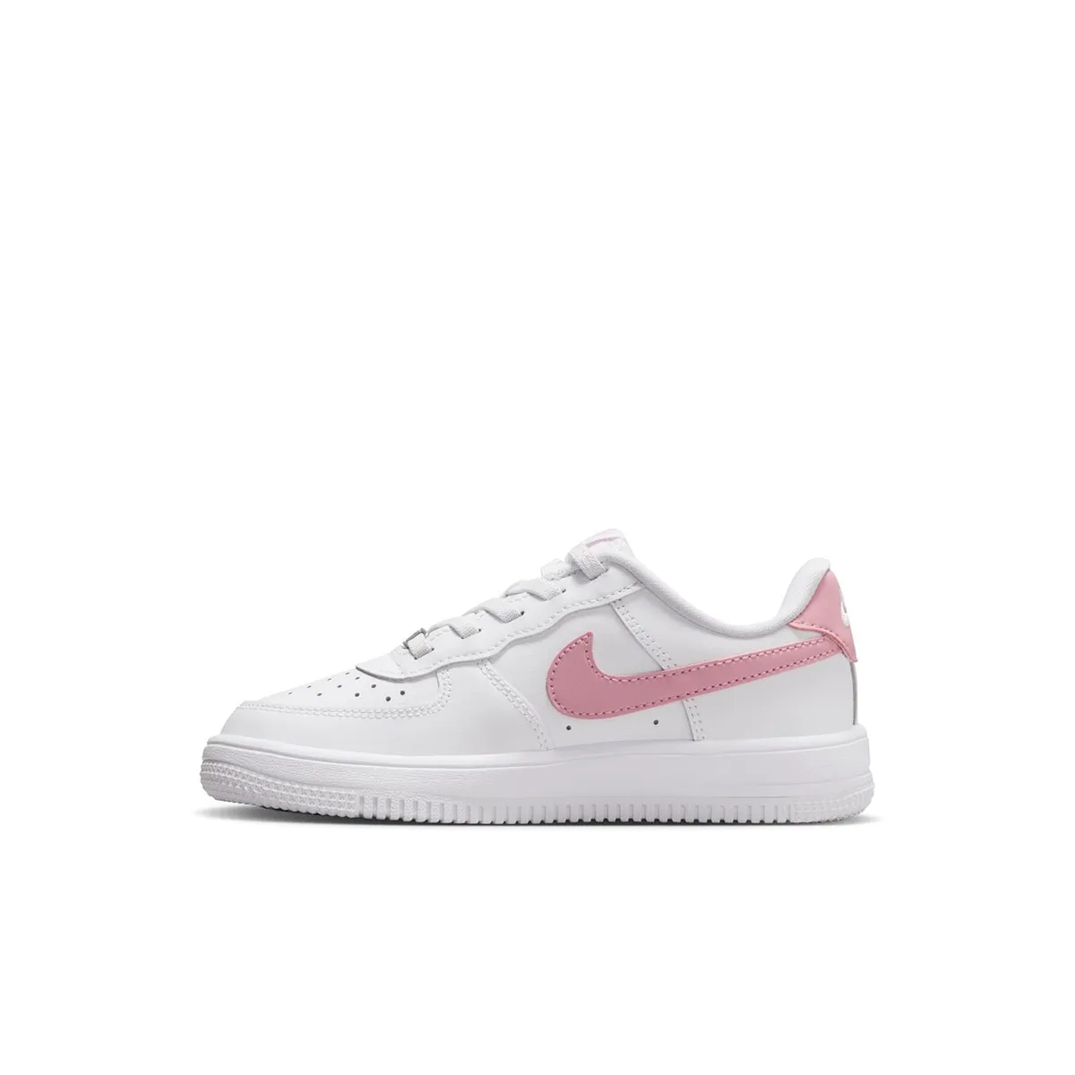 Детские спортивные кроссовки повседневные для мальчиков FORCE 1 LOW EASYON (PS) Nike, белый — фото 4